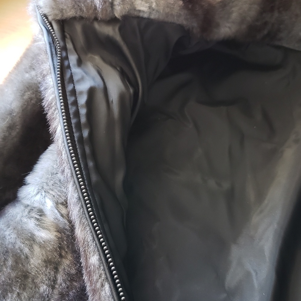 Woman's Vest Faux Fur by Giacca Silver Gray
